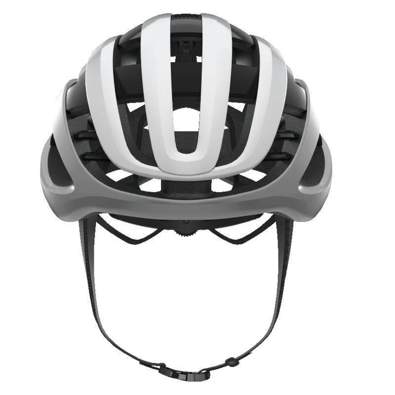 Casco Abus Airbreaker Argento/bianco 2 Casco Abus Airbreaker Argento/bianco - immagine 2