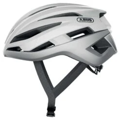 Casco Abus Stormchaser Bianco Lucido/argento